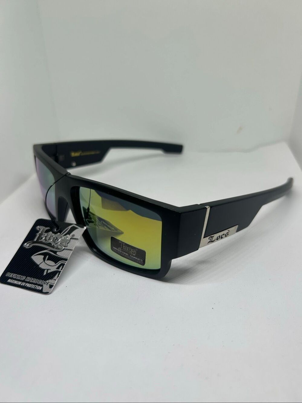 Locs Mirrored Wraparound Sunglasses | UV Protection | New with Tags